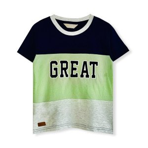 Pamkids Great Vibes, Great Style: Trendy Printed T-Shirt for Boys| 1-6 Years